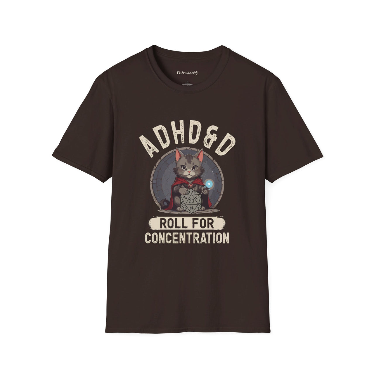 ADHD&D Roll for Concentration Unisex T-Shirt - Funny Dungeons and Dragons Tee