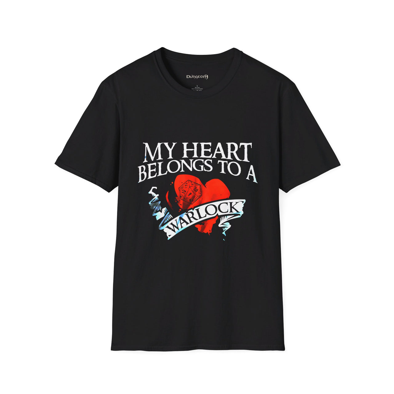 My Heart Belongs to a Warlock Unisex T-Shirt - Funny Dungeons and Dragons Tee