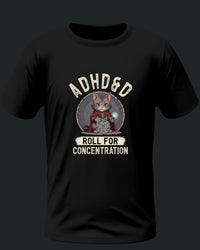 Thumbnail for ADHD&D Roll for Concentration Unisex T-Shirt - Funny Dungeons and Dragons Tee