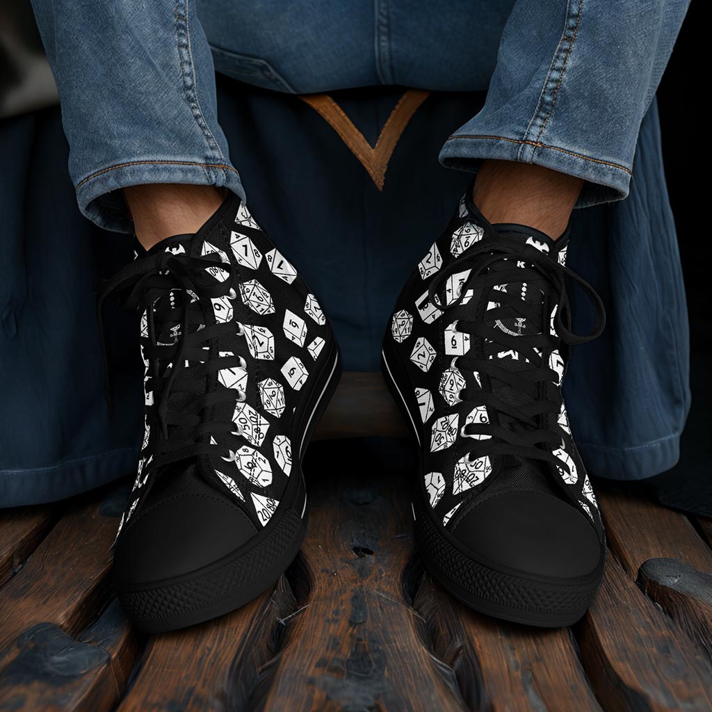 The Dice Have Spoken - DnD Urban Peak High Top Shoes - AOP