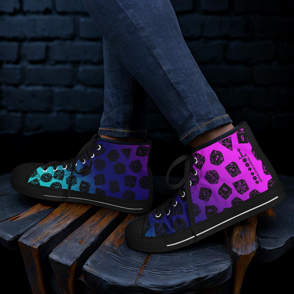 The Dice Have Spoken - Aurora 2 - DnD Urban Peak High Top Shoes