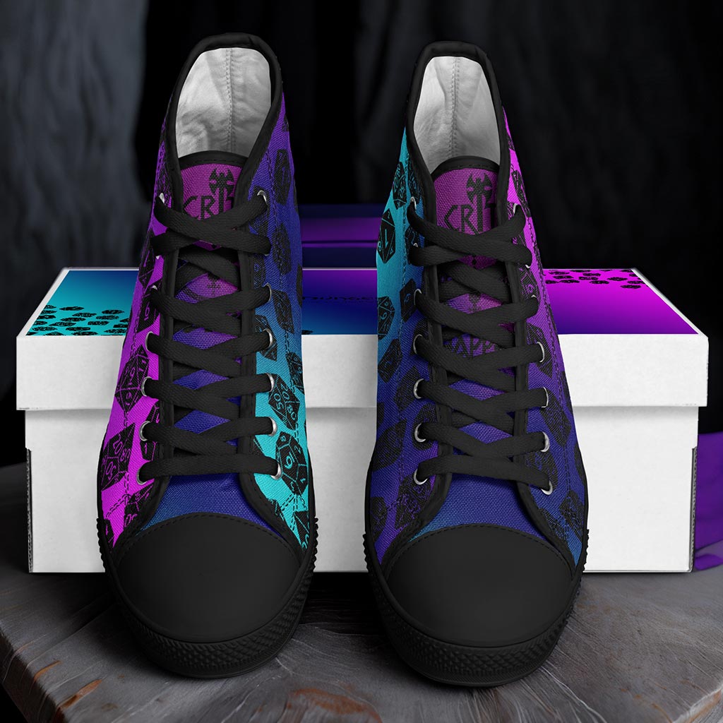 The Dice Have Spoken - Aurora 2 - DnD Urban Peak High Top Shoes