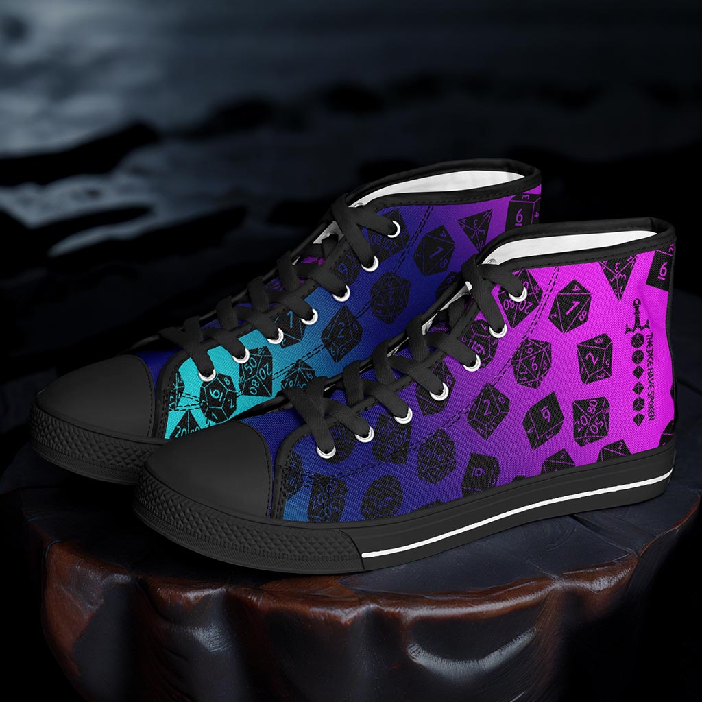 The Dice Have Spoken - Aurora 2 - DnD Urban Peak High Top Shoes