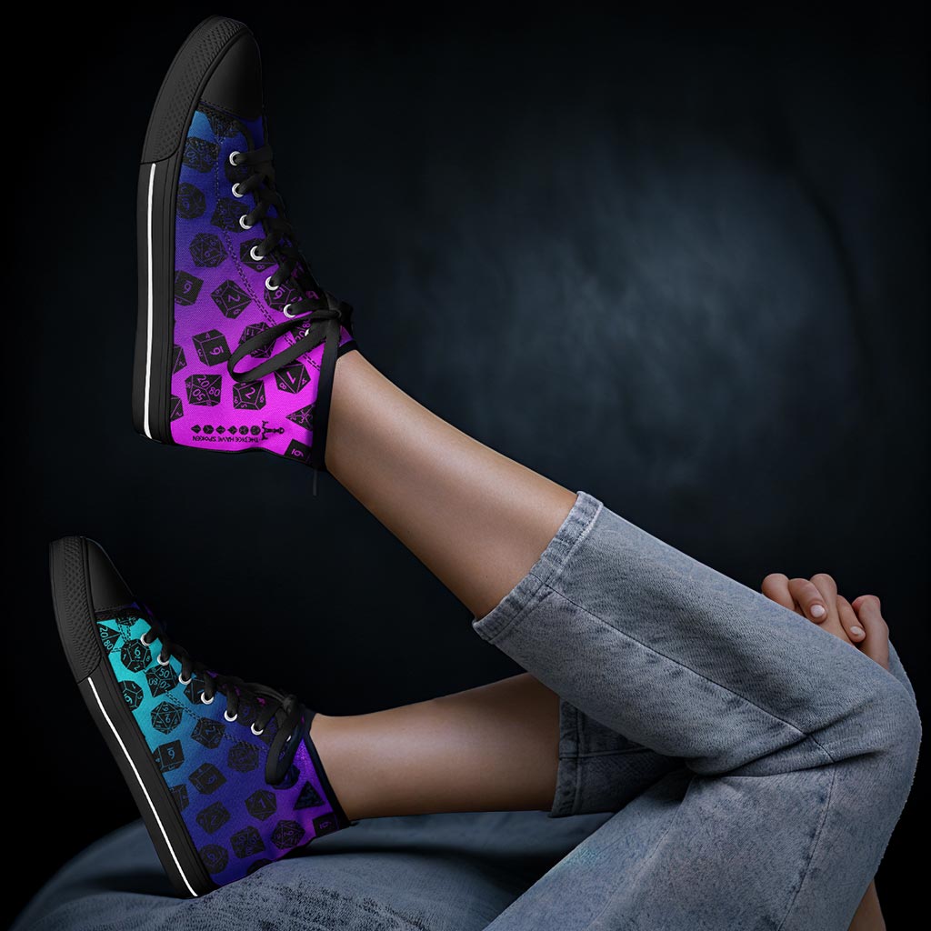 The Dice Have Spoken - Aurora 2 - DnD Urban Peak High Top Shoes