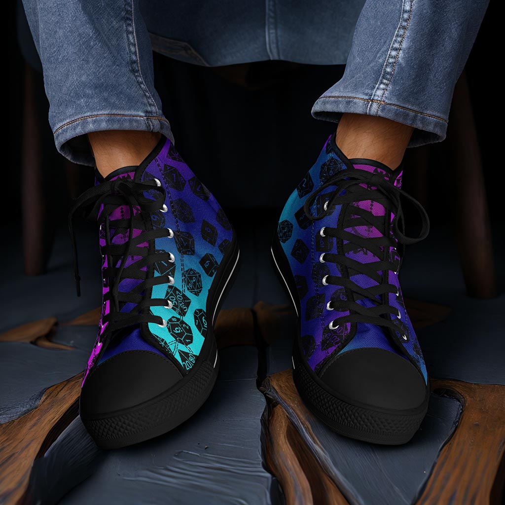 The Dice Have Spoken - Aurora 2 - DnD Urban Peak High Top Shoes