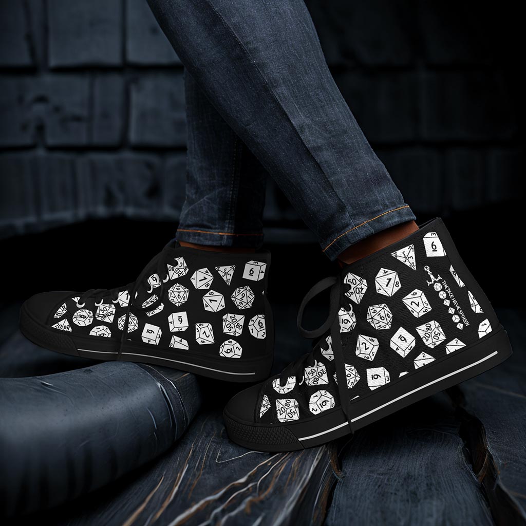 The Dice Have Spoken - DnD Urban Peak High Top Shoes - AOP