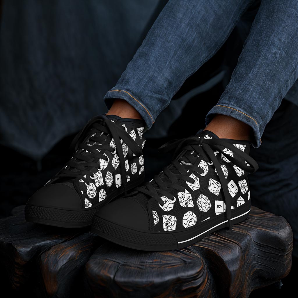 The Dice Have Spoken - DnD Urban Peak High Top Shoes - AOP