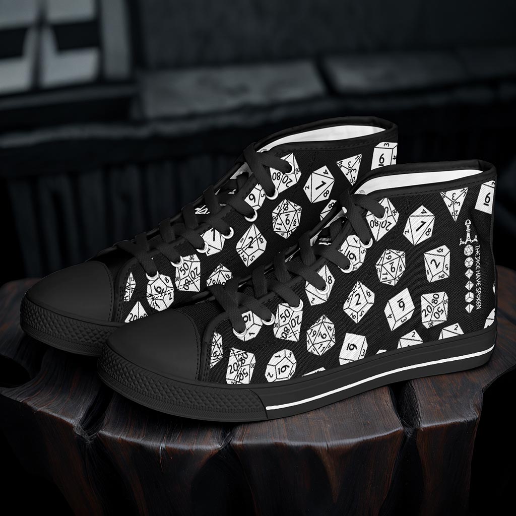 The Dice Have Spoken - DnD Urban Peak High Top Shoes - AOP