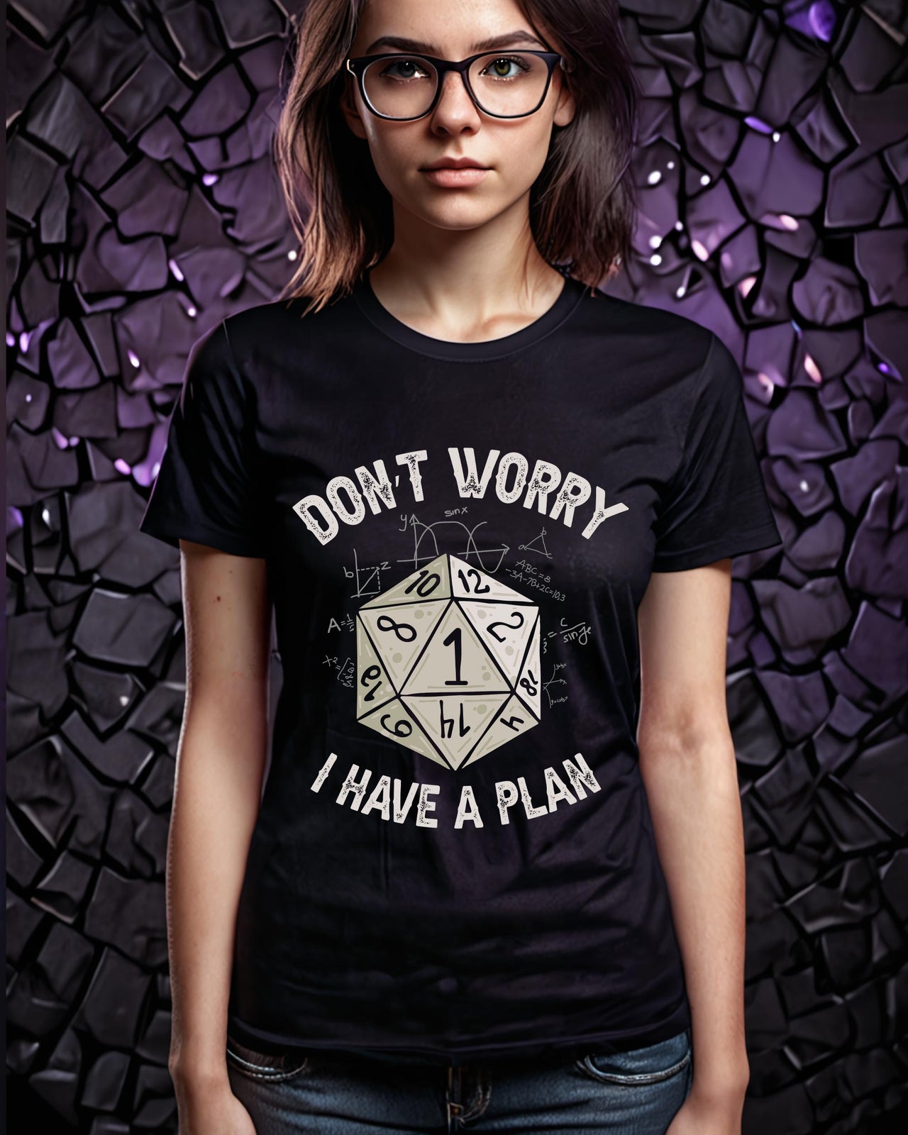 Dont Worry I Have A Plan Unisex T-Shirt - Funny Dungeons and Dragons Tee