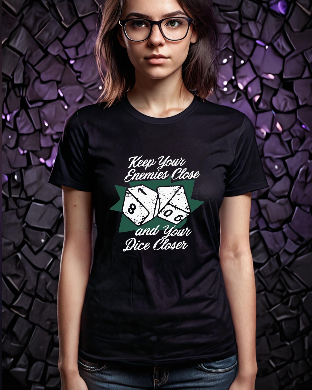 Keep Your Enemies Close Unisex T-Shirt - Funny Dungeons and Dragons Tee