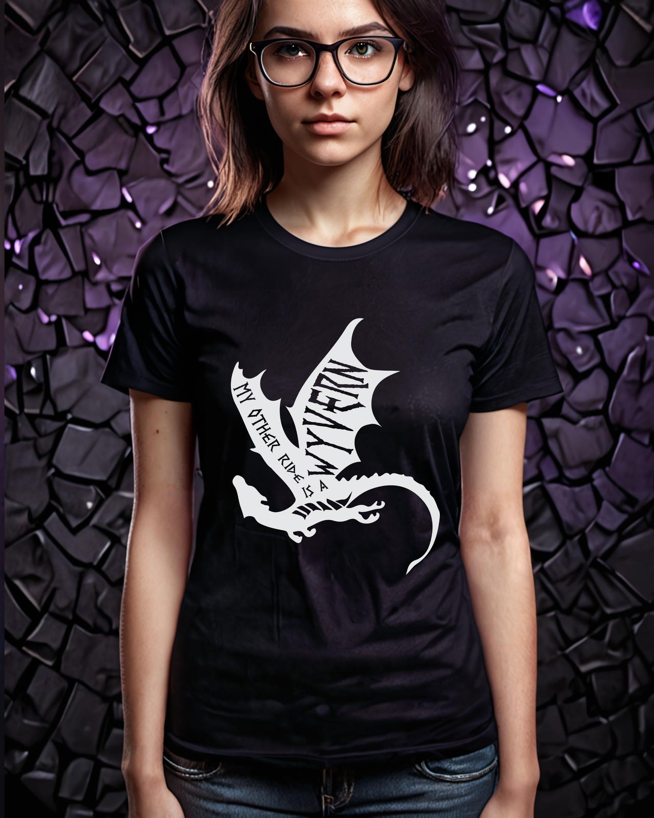 My Other Ride Is A Wyvern Unisex T-Shirt - Funny Dungeons and Dragons Tee