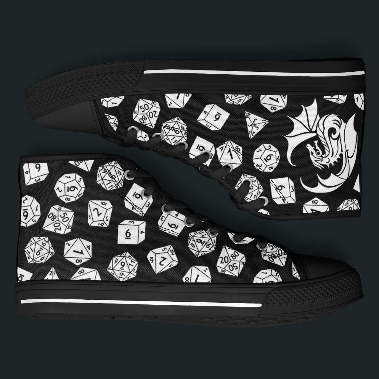 The Dice Have Spoken - DnD Urban Peak High Top Shoes - AOP